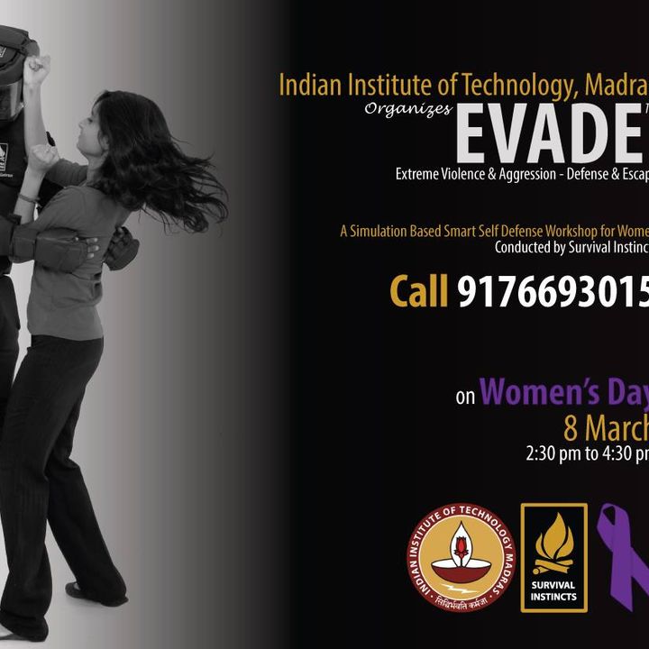 This Saturday, March 8th is Women's Day and IIT Madras has a special event planned! Don't miss out on this FREE Self Defense Event. It will be an opportunity to learn self defense techniques from experienced professionals in a safe environment. This event aims to empower women with the skills they need for their own safety and security. The organizers are thankful for the generous support of India towards making it possible such initiatives can make our society more secure as well as create awareness about personal safety among all citizens regardless of gender or age group. So come join us at IIT Madras campus this weekend let s celebrate International Women s Day by learning how we can protect ourselves better!