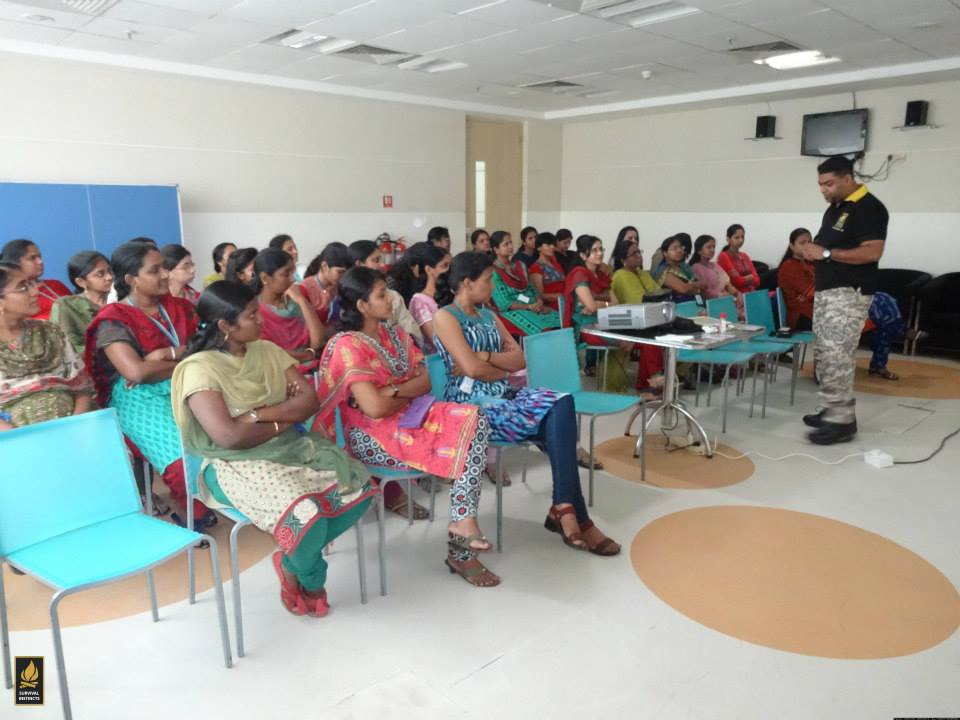 A leading International Banking Group in Chennai recently invested in Women's safety and personal protection training. The sessions focus on equipping the female staff with strategies to protect themselves from potential harm, both inside and outside of work. This includes learning self defence techniques as well as how to recognize potentially dangerous situations before they arise. Additionally, employees are taught about online security measures that can help keep their identities safe when using digital platforms or applications for banking purposes. By providing this unique form of education, the group is taking an important step towards creating a safer working environment for its women workforce members across all levels within the organization