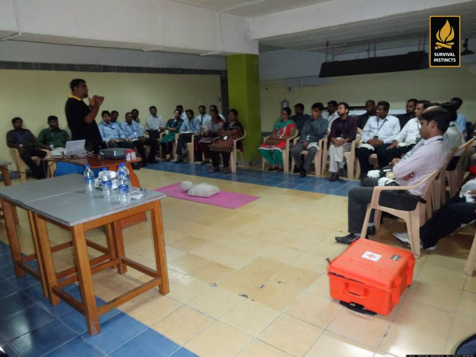 At a large American Publishing Company in Chennai, the second of four Basic First Aid and Emergency Medical Response Training Sessions was held. The session focused on how to respond quickly during an emergency situation by providing basic first aid care for minor injuries such as cuts or scrapes. Participants also learned about various types of medical emergencies that require immediate attention and steps they can take to help reduce panic among those affected while awaiting professional assistance from paramedics or other healthcare professionals who are better equipped with appropriate tools and techniques needed for more serious cases. Everyone left feeling empowered knowing their newly acquired skills could potentially save lives one day!