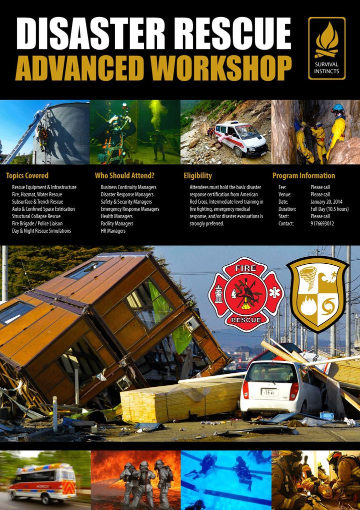 Are you looking to stay ahead of the curve when it comes to disaster rescue Then join us for our Corporate DISASTER RESCUE Workshop on January 20. This workshop will equip participants with state of the art practices employed by modern military firefighters. You'll learn how to assess a situation and respond quickly, as well as strategies for effective evacuation procedures in emergency situations. Don't miss this chance to gain valuable knowledge that could help save lives! Register now space is limited!