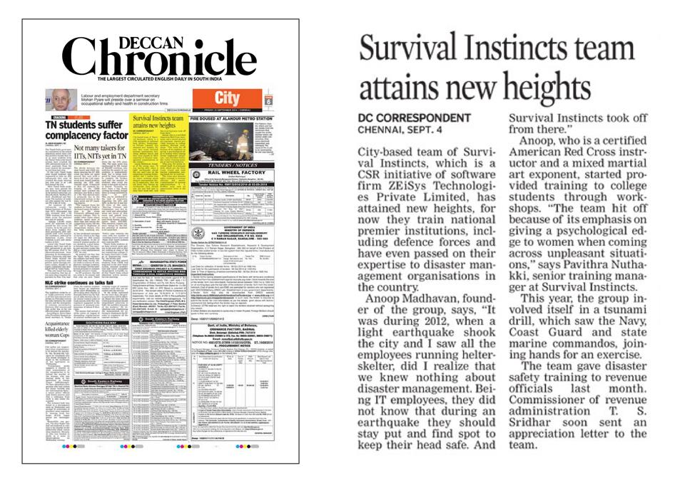 Government agencies have taken notice of Survival Instincts' safety training programs, with many premier defense and security organizations adopting the program. Deccan Chronicle recently featured an article highlighting how these innovative courses can help to ensure that personnel are prepared for any situation they may face in their line of duty. The comprehensive approach used by Survival Instincts focuses on providing realistic scenarios so participants gain a thorough understanding of what is required to protect themselves as well as others around them. This type of intensive instruction has been proven effective time and again, making it invaluable when lives could be at stake during critical operations or emergency situations.