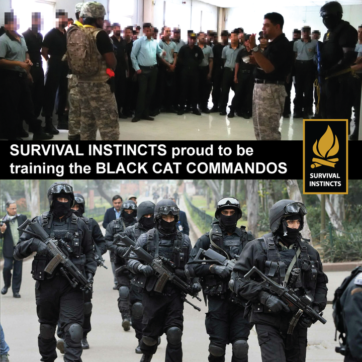 Survival Instincts is proud to be training the Black Cat Commandos of India's National Security Group (NSG) Special Action Group. This elite unit specializes in counter terrorism, hostage rescue and other special operations tasks. The NSG was established with a mission to protect Indian citizens from terrorist attacks on their homeland as well as abroad. Survival Instincts has provided them with specialized equipment and rigorous physical conditioning programs that have been designed for this specific purpose allowing these brave soldiers to carry out their duties effectively while minimizing risk when facing dangerous situations or hostile environments. With survival instinct s assistance, the Black Cat Commandos are now better equipped than ever before in order to keep our nation safe!