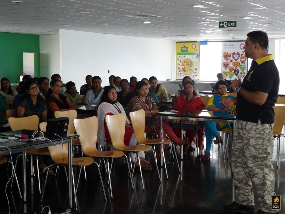 Women's Safety and Self Defense Training Now Offered to Employees of Chennai Based Global Corporation .