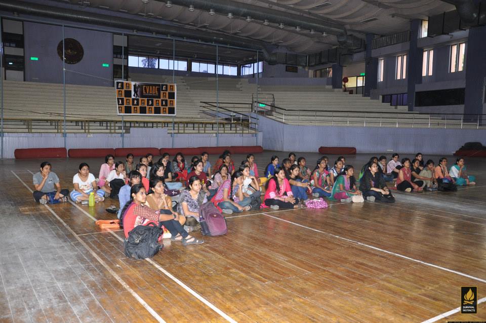 Chennai's Autonomous Public Engineering Research Institution Offers Self Defense Training.