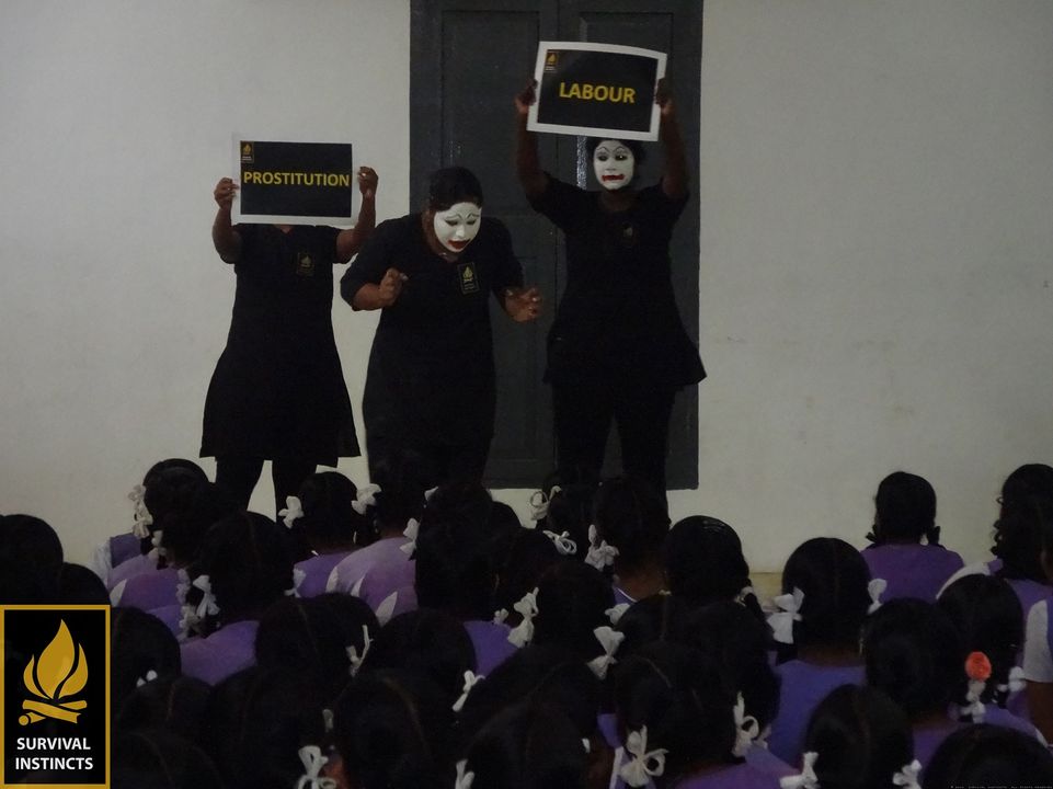 Students at Prestigious Educational Institution for Girls in Chennai Attend Third Performance of Awareness Program to Prevent Child Abuse .